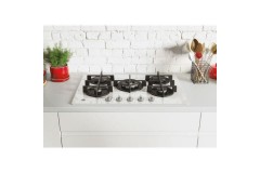 H-HOB 300 GAS Beyaz 5 gözlü Hoover Ocak